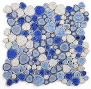 NB3692 Sapphire Pebble Mosaic Tile