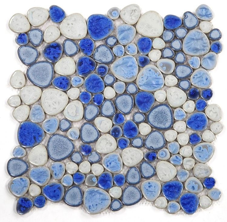 NB3692 Sapphire Pebble Mosaic Tile