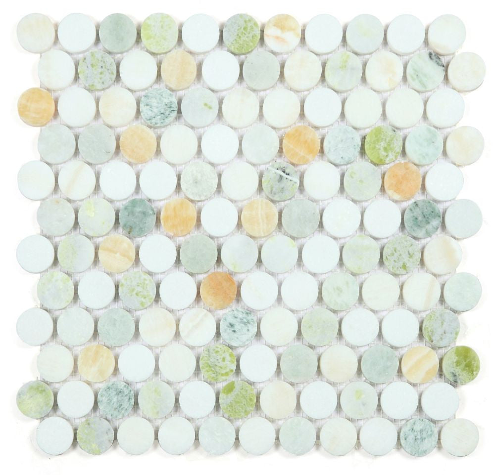 NB3936 Penny Marble Onyx Full Sheet
