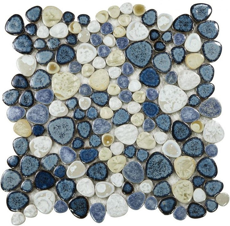 NB604 Ocean Pebble Mosaic Tile
