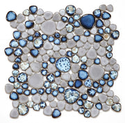 NB980 Cielo Pebble Mosaic Tile