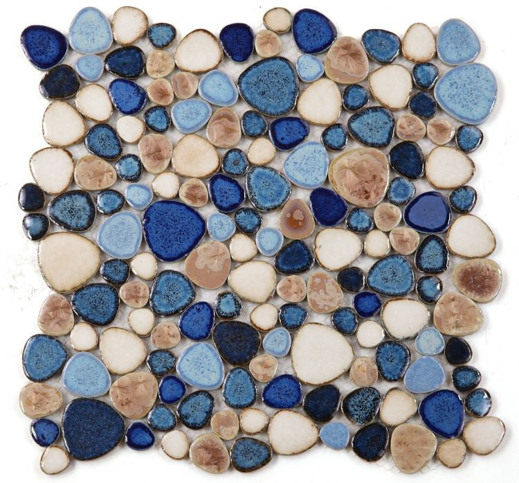 NBO1092 Seaside Pebble Mosaic Tile