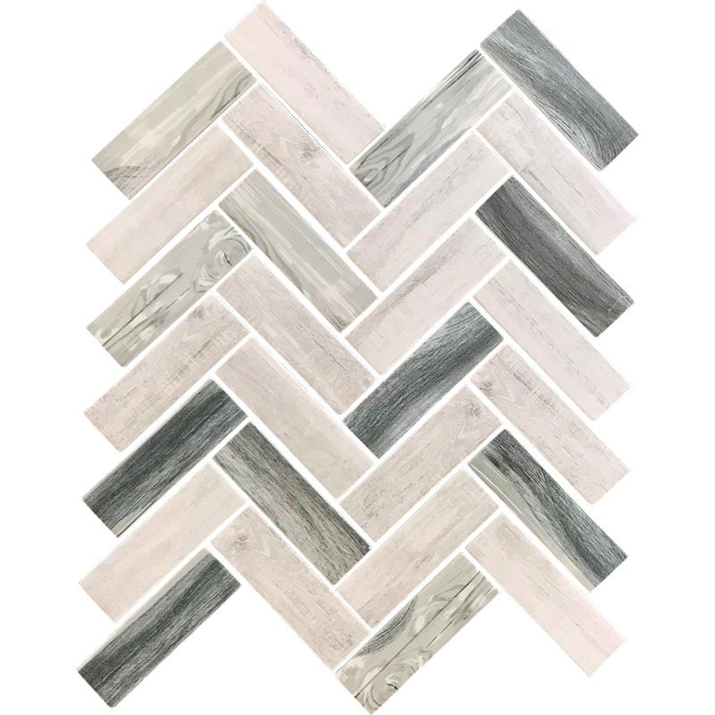 MIR Mosaics Nantucket Madaket Herringbone NNC-09GR