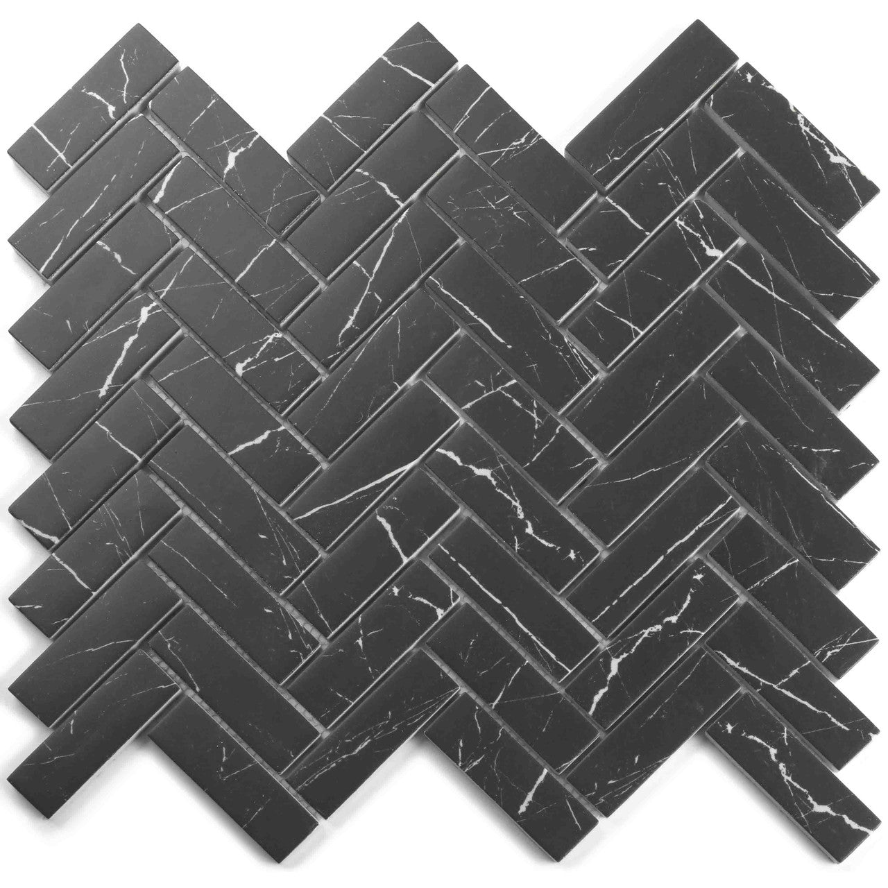 MIR  Mosaics Nantucket Miacomet Herringbone NNC-14BK
