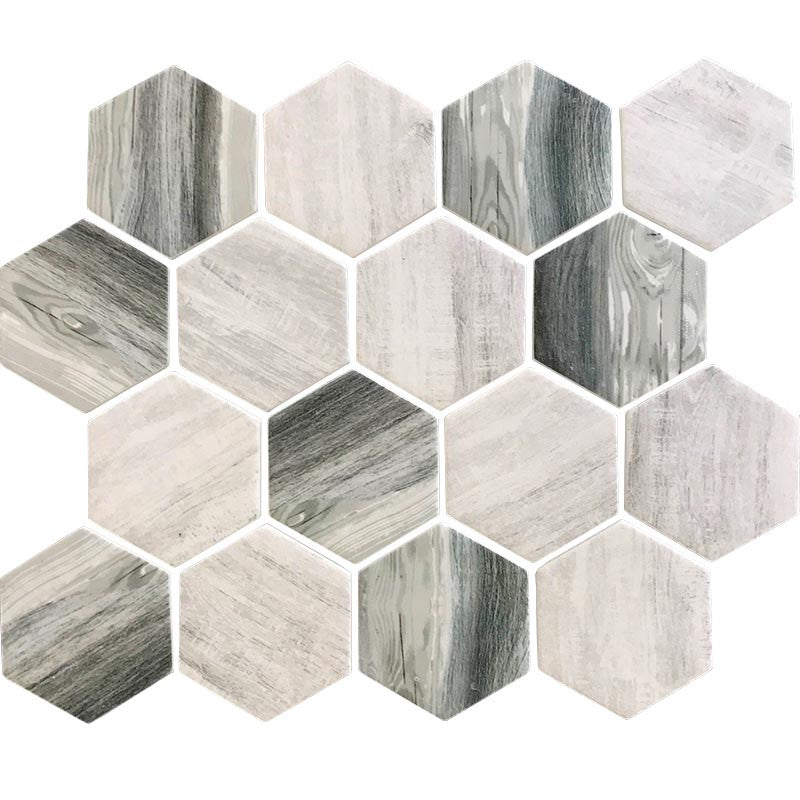 MIR Mosaics Nantucket Madaket Hex NNH-08GR