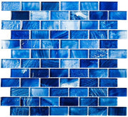 Natural Beauty Collection 1 x 2 glass mosaic tile NAT3604 Peru Diving