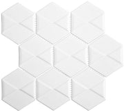 Nebula Collection 3D hexagon porcelain mosaic NEB-6261 Perixo
