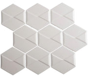 Nebula Collection 3D hexagon porcelain mosaic NEB-6262 Dramon