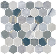 New Belfont Recycled Glass tile mosaic NBT-5434 Greigo Elegance