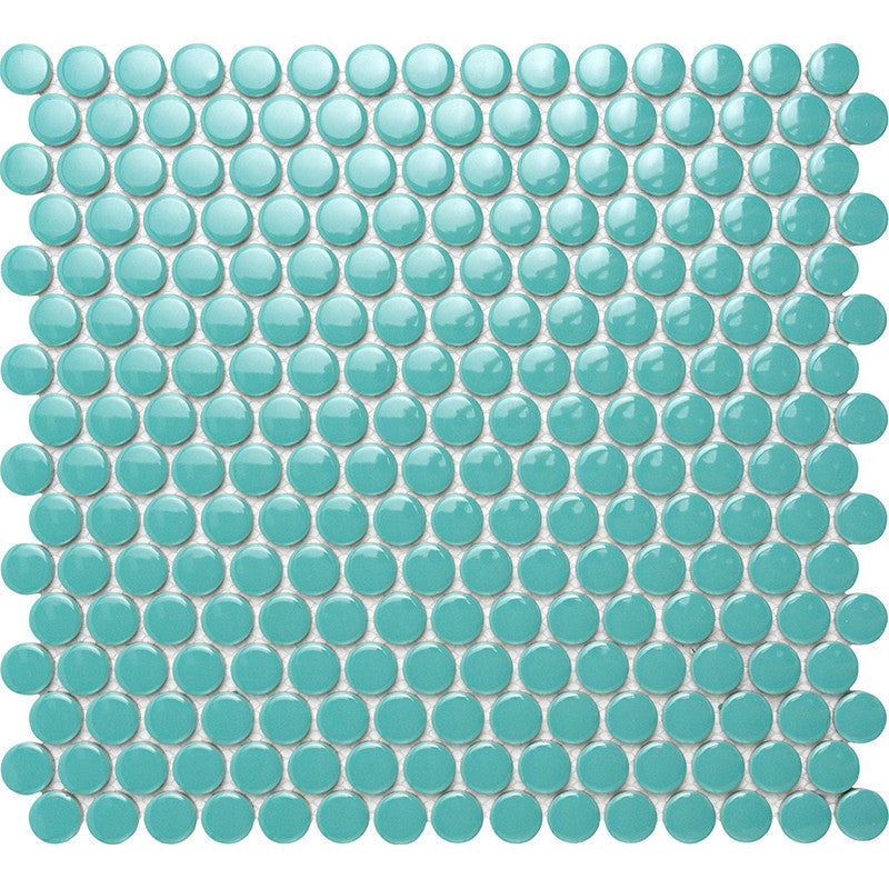 Porcelain Penny Round Mosaic Tile ORB-014GNG Cosmic