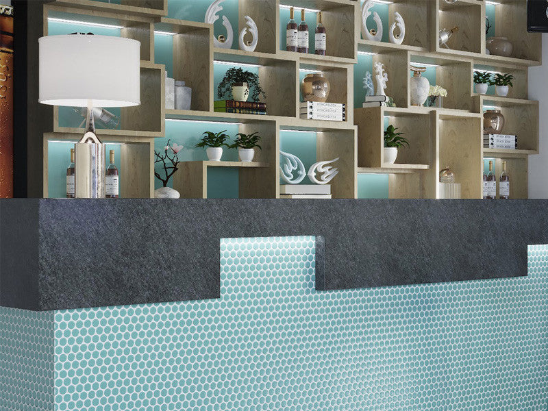 ORB-014GNG Cosmic accent wall porcelain tile mosaics