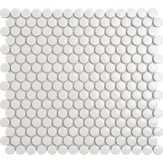 Porcelain Penny Round Mosaic Tile ORB-01WTG Sirius