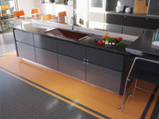 ORB-03BKM dark star matte penny round floor tile mosaics