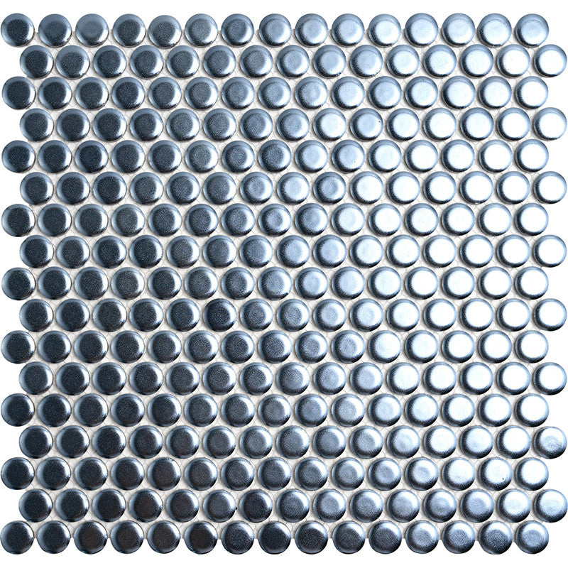 Porcelain Penny Round Mosaic Tile ORB-05NVM Milky Way Matte