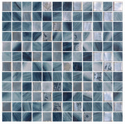 Onix Mosaico 1 x 1 Recycled Glass Tile Mosaic Tanzanite 5670