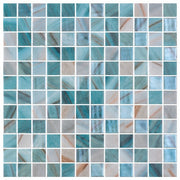 Onix Mosaico 1 x 1 recycled glass tile mosaic Amalfi