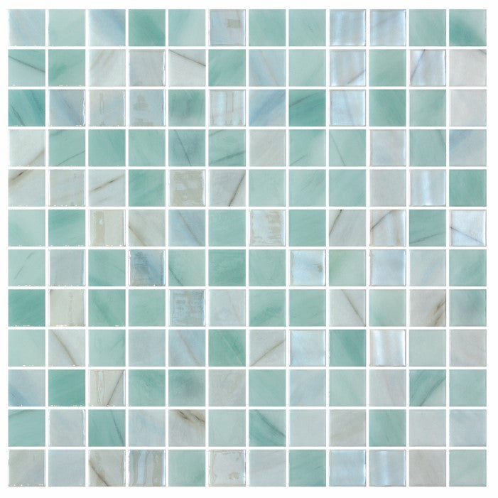 Onix Mosaico 1 x 1 Glass Tile Cayo Coco