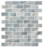 Onix mosaico 1 x 2 Brick Recycled Glass Tile Mosaic Bari HP12BB/5958