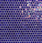 Opal Solids Deepwater Recycled Glass Mosaic at BELK Tile - OPS-5/8x5/8-DEEPWATER-IRD