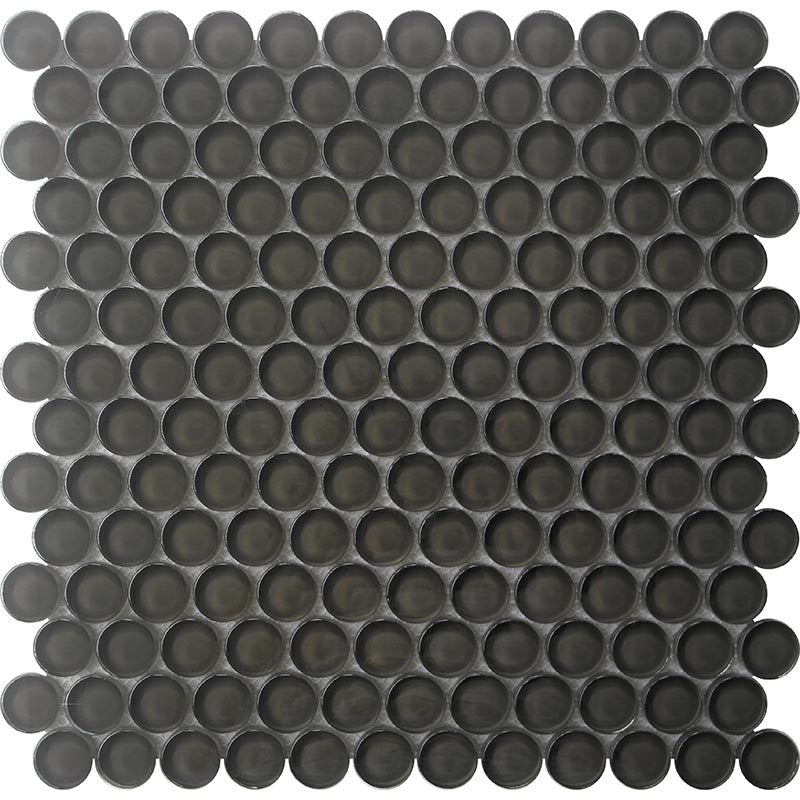 Mir Mosaic Tile Pewter penny round mosaic PN-98