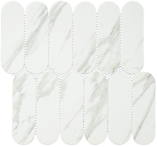 Paneria Collection PAN-9112 Cannoli Elongated Oval Mosaic