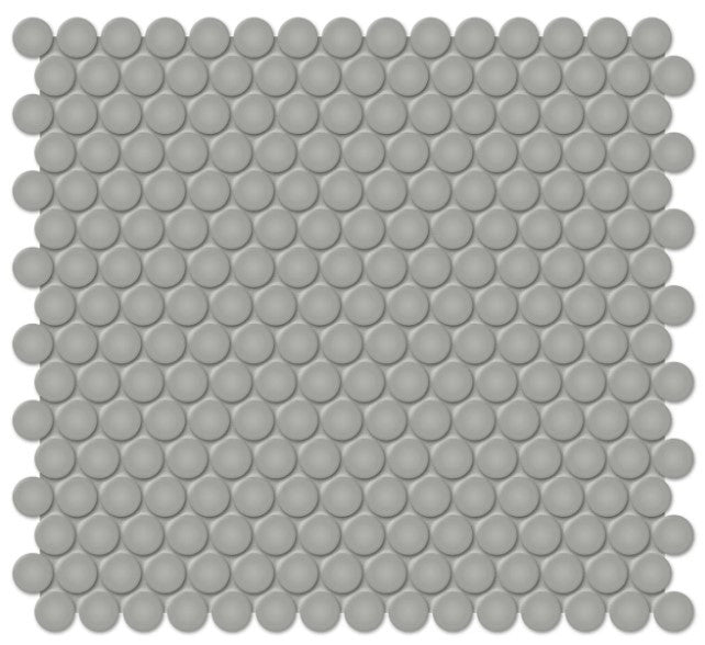 Anatolia Soho Penny Round 4501-0440-0 Matte Cement Chic