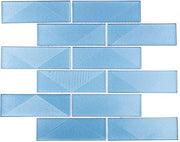 Pyradime Collection 2 x 6 glass subway tile mosaic PYD3702 Viva Calypso