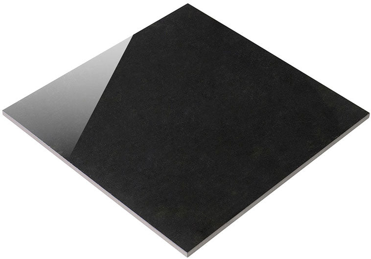 Renaissance Collection RNS-2805 Nero Marquina 12 x 12 Polished Tile Angle View