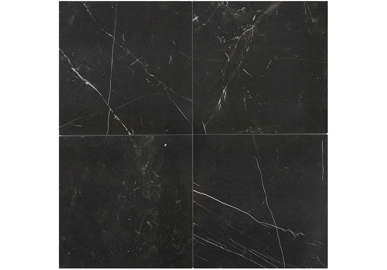 Renaissance Collection RNS-2805 Nero Marquina 12 x 12 Polished Tile Group of 4