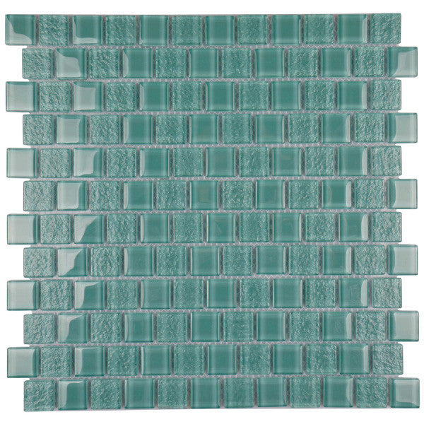 SERENITY-AQUA-1X1-NV0004 glass mosaic tile NV0004