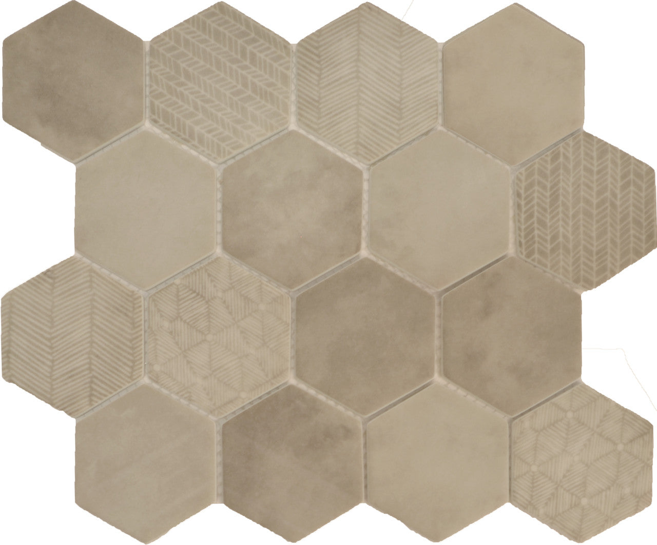 Soci Boho Sand Hexagon Mosaic SSA-1207