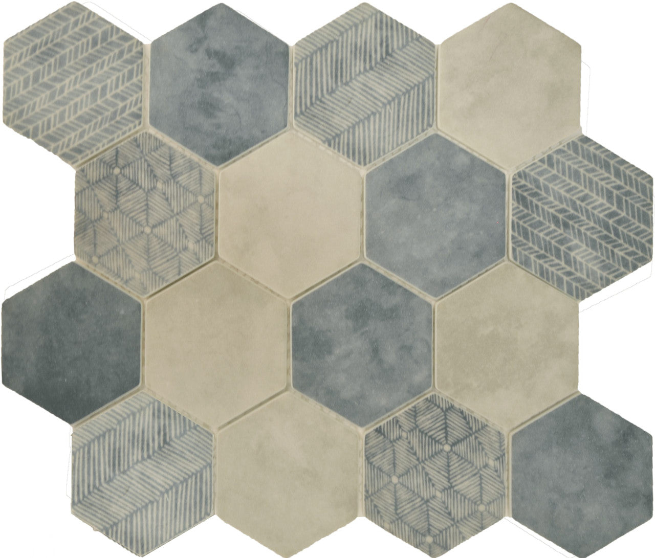 Soci Boho Bayside Hexagon Mosaic SSA-1208