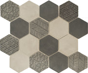 Soci Boho Flint Hexagon Mosaic SSA-1210