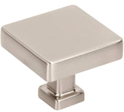 Satin Nickel Square Nash Cabinet Knob Part 229-SN Tile Choices