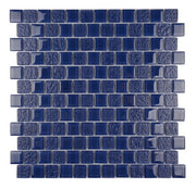 Serenity Blue 1 x 1 NV0001 offset glass mosaic tile