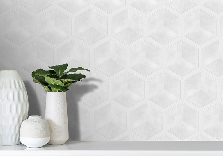 Serra Collection Charlie Hex Matte Porcelain Tile 9x10 | SRA-6391