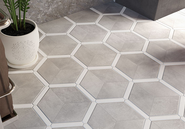 Serra Collection SRA-6392 Hinton Hex Matte Porcelain Tile – 9