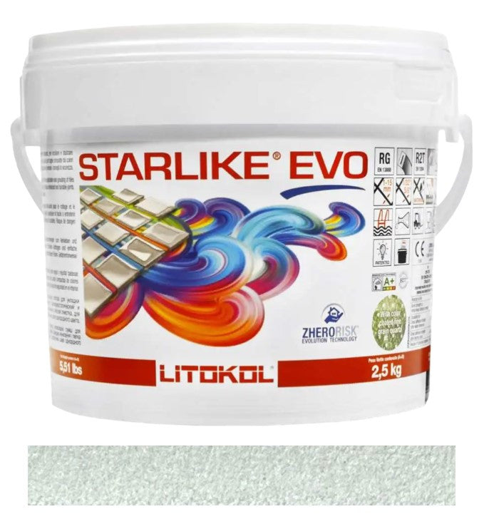 Starlike EVO Grout Azzuro Pastello 300 available at BELK Tile