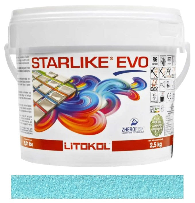Starlike EVO Grout Azzuro Carabi 320 available at BELK Tile