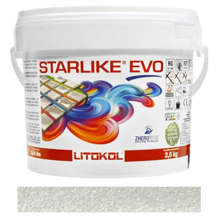 Starlike EVO Epoxy Grout 105 Bianco Titanio from BELK Tile