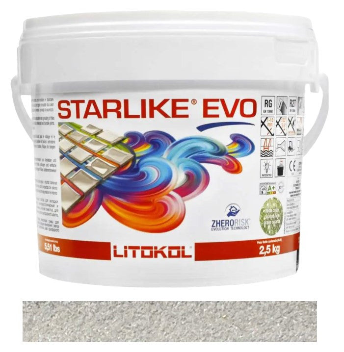 Starlike EVO Epoxy Grout 110 Grigio Perla from BELK Tile