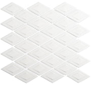 Tetragon Series 3D Diamond Shape Porcelain Mosaic TET-6331 Oxygen