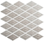 Tetragon Series 3D Diamond Shape Porcelain Mosaic TET-6334 Foxer