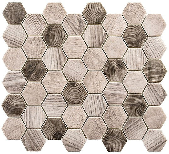 Bella Glass Tiles Woodland Series Tawny Oak WDL4006