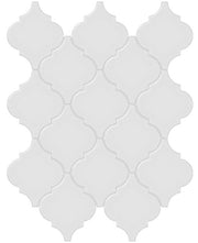 Anatolia Soho Tiles Arabesque Beveled mosaic tile 4501-0475-0 GLOSSY Gallery Grey