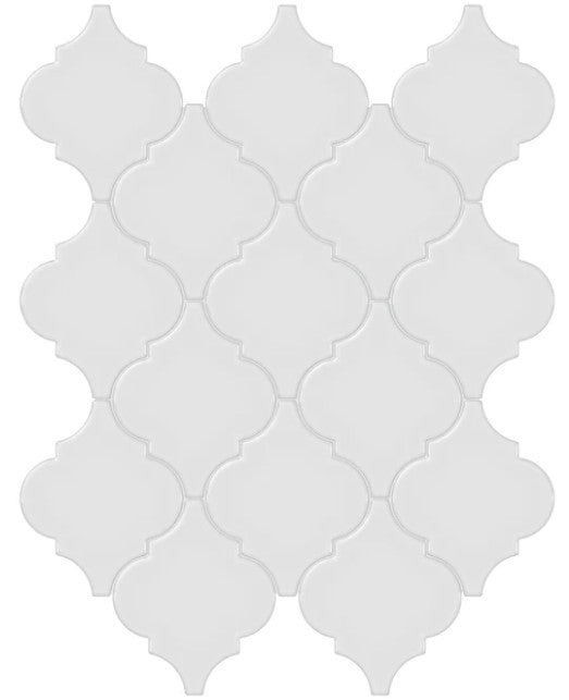 Anatolia Soho Tiles Arabesque Beveled mosaic tile 4501-0475-0 GLOSSY Gallery Grey