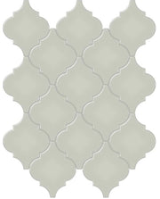 Anatolia Soho Tiles Arabesque Beveled Mosaic Tile 4501-0478-0 GLOSSY Soft Sage