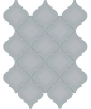 Anatolia Soho Tiles Arabesque Beveled mosaic tile 4501-0479-0 GLOSSY Cloud Blue