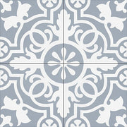 Bella Glass Tiles Amalfi Coast Porcelain Tile Teal Doily 0GZ20DK