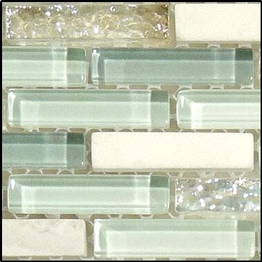 Bella Glass Tiles Bella Glass Tiles Jewel Series J-605 Sky Topaz Close up